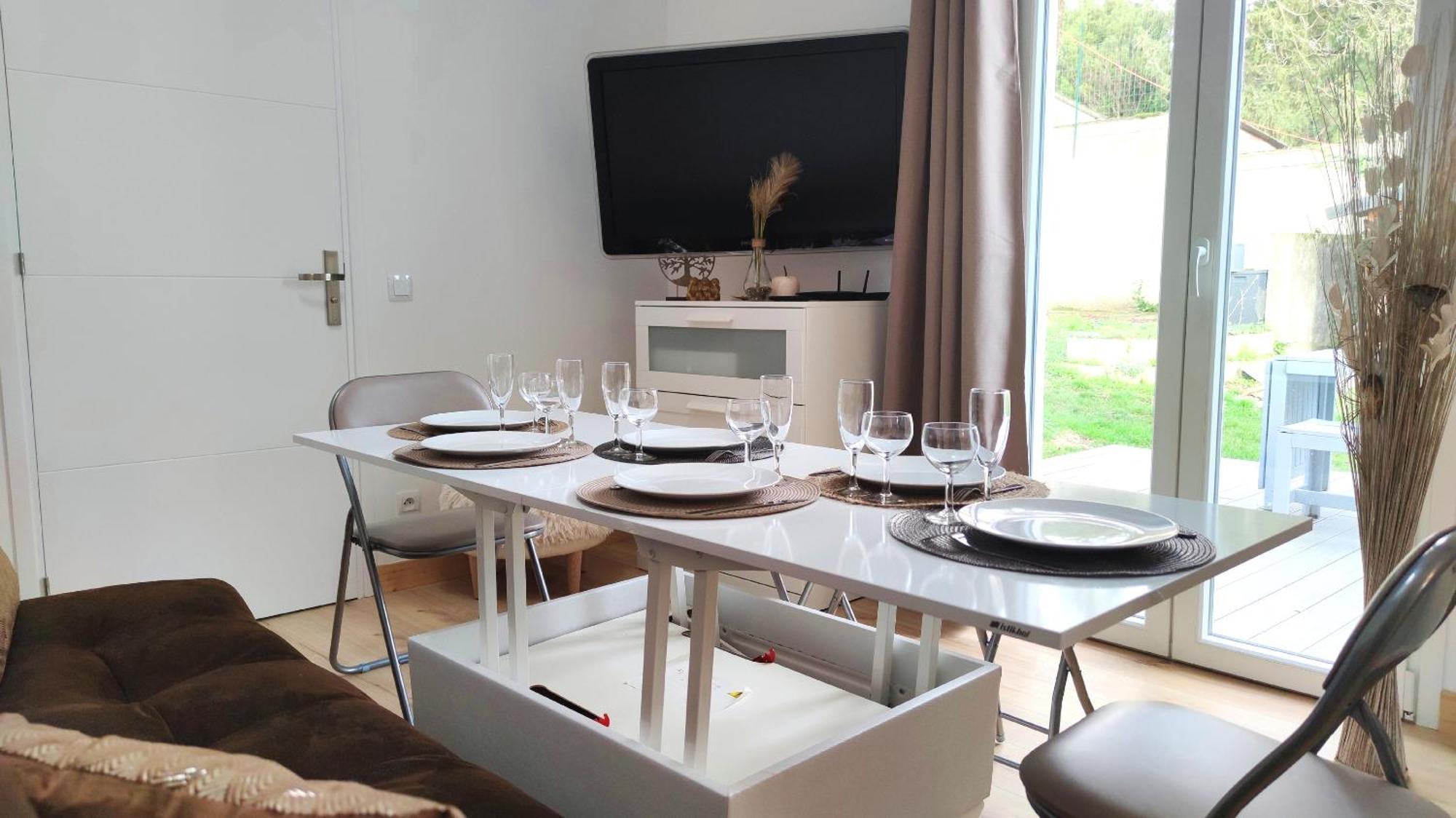 The Little Oak - Tiny House With Bed On Mezzanine & Terrace - From 1 To 4 P Disney, Paris & Cdg Pomponne Екстериор снимка