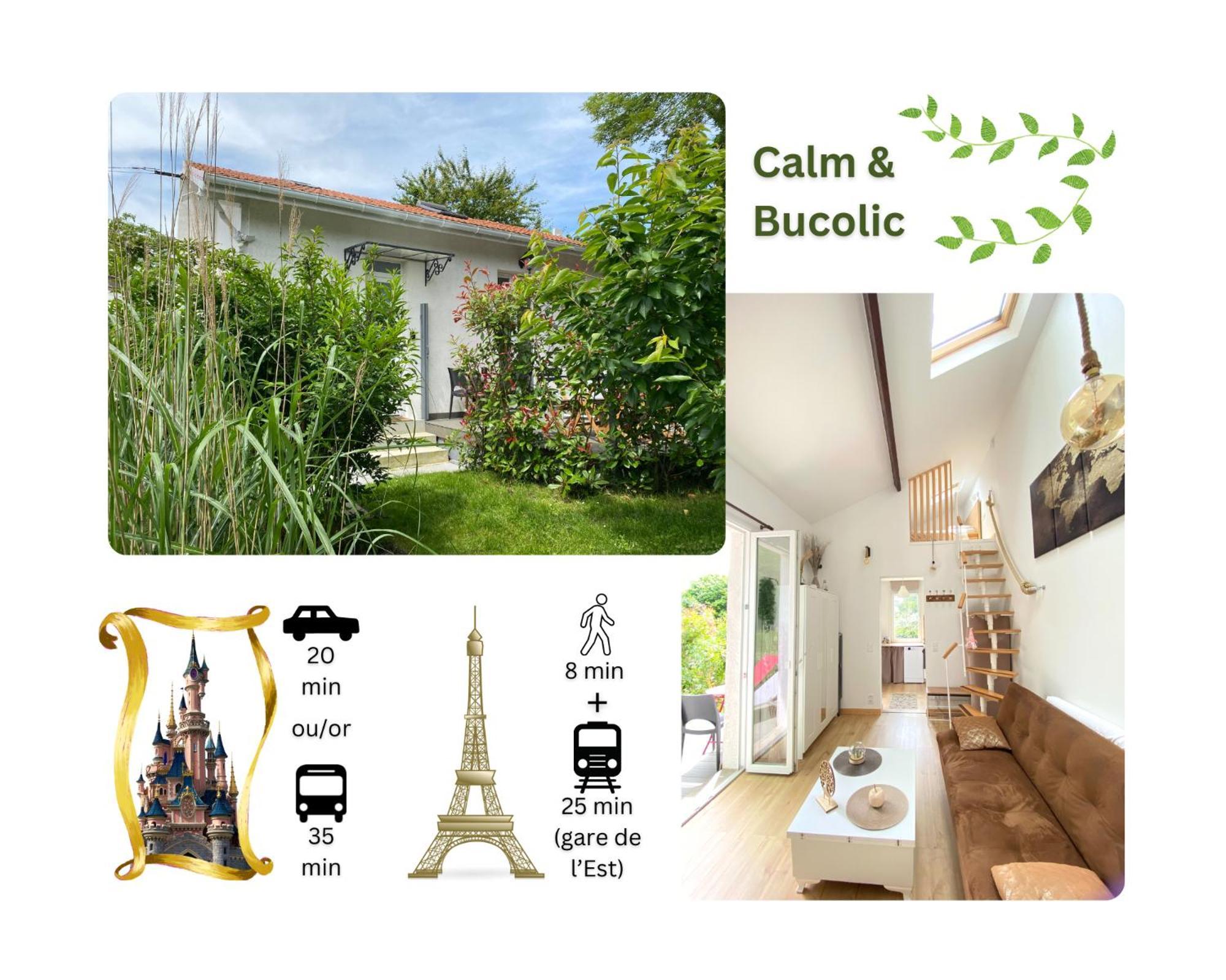 The Little Oak - Tiny House With Bed On Mezzanine & Terrace - From 1 To 4 P Disney, Paris & Cdg Pomponne Екстериор снимка